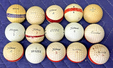 Vintage Golf Ball Collection Titleist, Hogan, Royal, Top Flite, Molitor, Ladybug