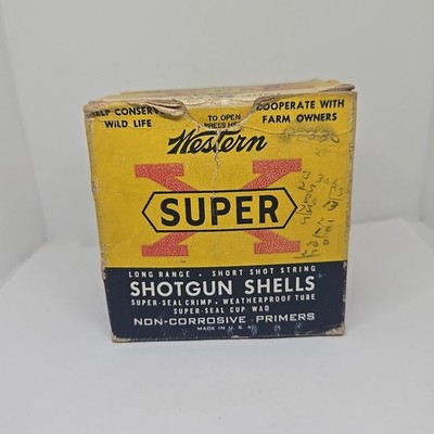 Vintage Western Super X  Box 20 Gauge