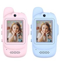 Video Walkie Talkies for Kids, 300KP Camera, Rechargeable, 1000mAh Battery