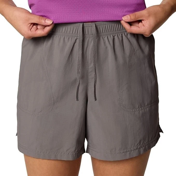 Columbia Women's Sandy River Short II, City Grey, X-Large 5" Inseam