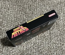 Super Metroid SNES CIB Complete NICE BOX Super Nintendo RARE Near Mint VGC LOOK!
