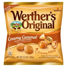 WERTHER'S ORIGINAL Creamy Caramel Filled Hard Candies, 5.5 Ounce