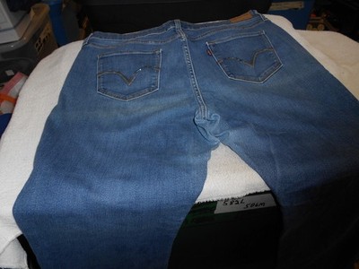Womens LEVIS 512 PERFECTLY SHAPING BOOT STRETCH blue jeans 20W M (38 x 31)
