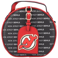 Cuce  New Jersey Devils Repeat Logo Round Bag