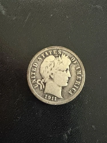 1911 D Barber Liberty Head Dime G