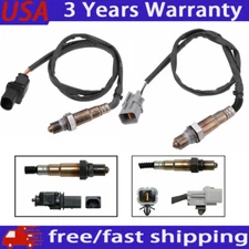 2pcs Oxygen Sensor Front+Rear For 12-17Hyundai Accent Veloster 12-18Kia Rio Soul