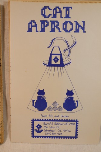 Vintage Apron Patterns sewing craft never used A Quilters Apron etc - Picture 4 of 10