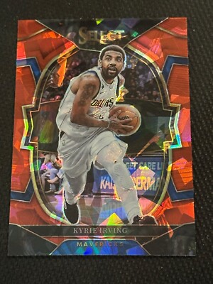 2022-23 Panini Select KYRIE IRVING RED CRACKED ICE Prizm Concourse