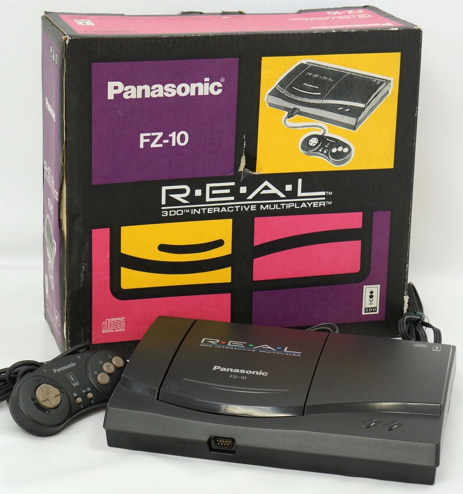 3DO REAL Console FZ-10 Boxed Panasonic Tested System JAPAN 