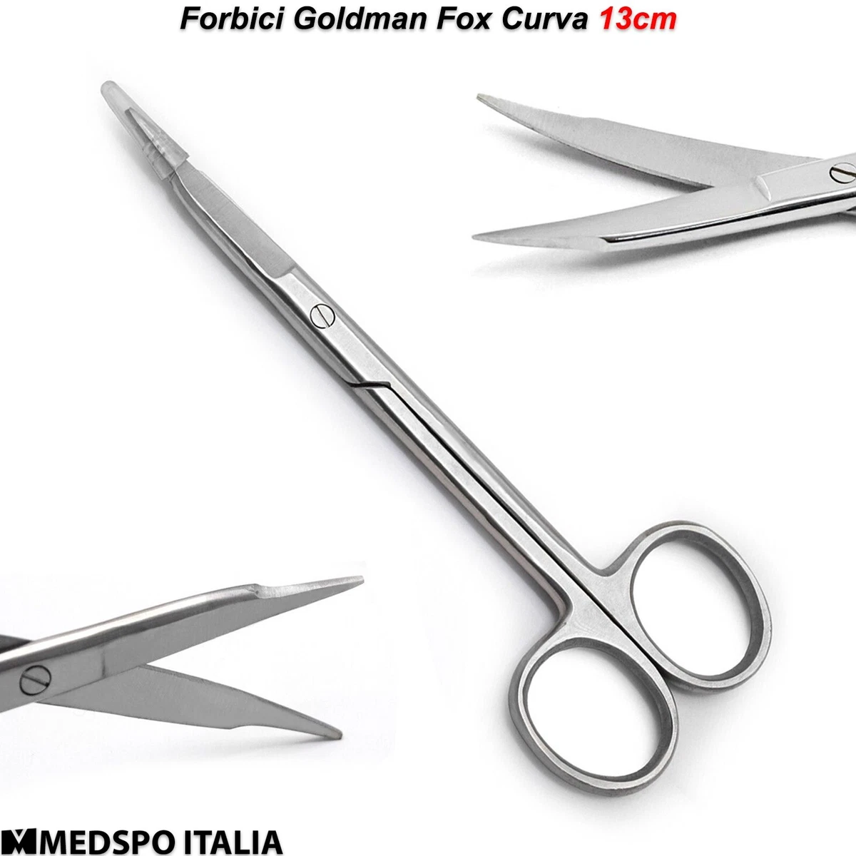 Ciseaux Goldman Fox De Qualité Supérieure, Incurvés De 13 CM En Acier Inoxydable - Foto 9