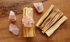 Palo Santo & Fire Quartz, Star Charm, Energy Cleansing, Uplifting, New Home