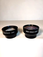 Camera Wide Angle Lens And Telephoto Lens Bundle Made In Japan