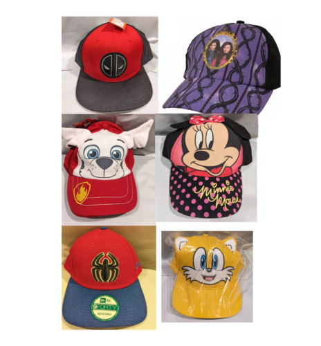 Kids Little Boys Girls Cartoon Character Baseball Cap Hat Toddler Toy Gift Youth