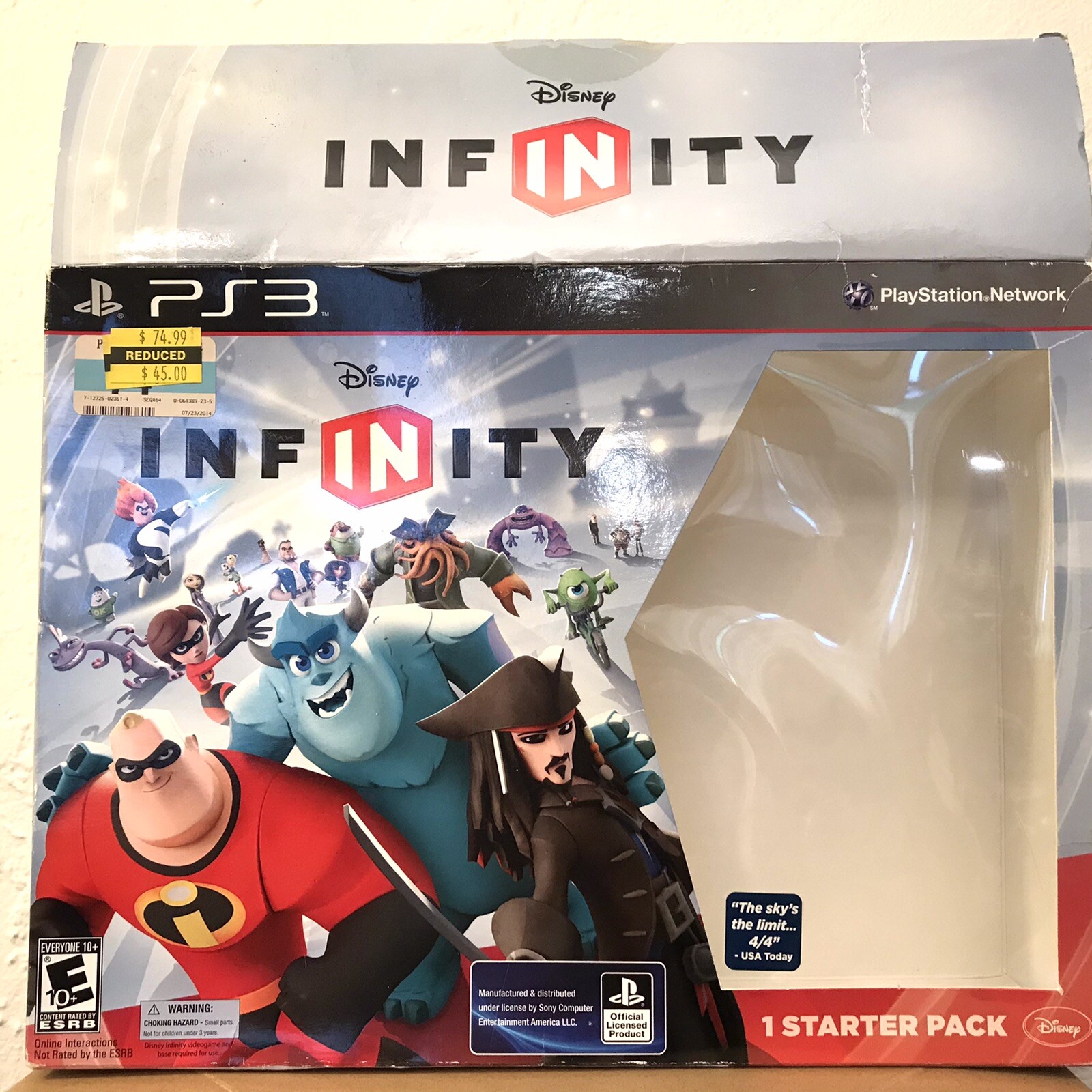Disney Infinity Toy Box Starter Pack Play Station 3 / PS3 Game NIB