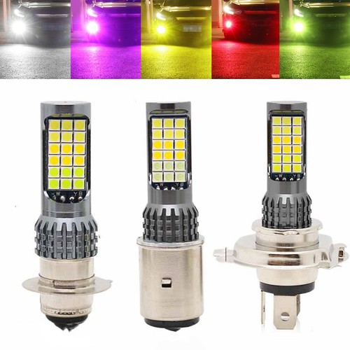 H4 BA20D Motorcycle LED Headlight Three Colors Motorcycle Scooter Light 36smd