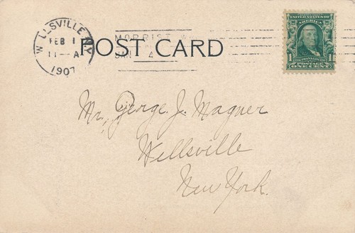 MORRISTOWN NJ - Path Leading From Washington's Headquarters Postcard - udb- 1907 - 第 2/2 張圖片