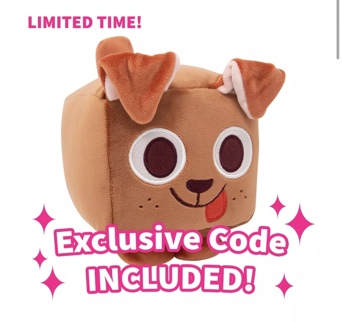 Roblox Big Games Pet Simulator X Dog Plush Redeemable CODE INCLUDED