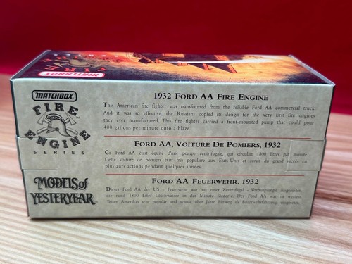 Matchbox Models of Yesteryear 1932 Ford AA Fire Engine - Picture 4 of 4