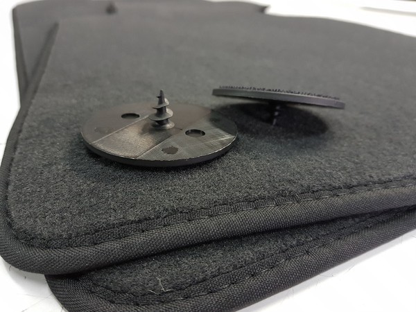 FußMatten FüR BMW 3Er E90 E91 Bj.2005-2012 HöChste QualitäT Velours + 4 X Klett-image