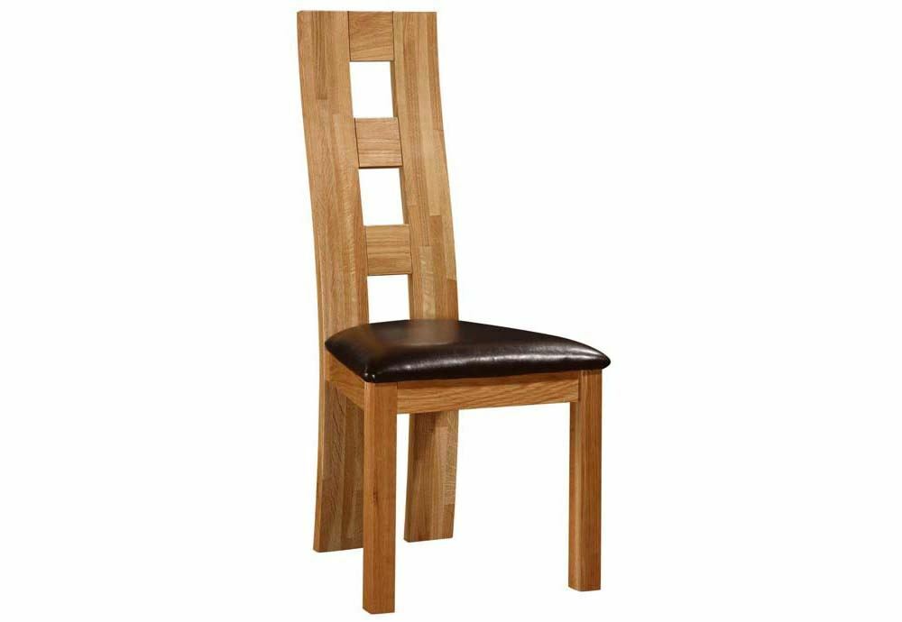 OSD Bari Natural Solid Oak Dining Chair eBay