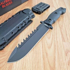 Halfbreed Blades Large Fixed Knife 6.88" K110/D2 Tool Steel Blade G10 Handle