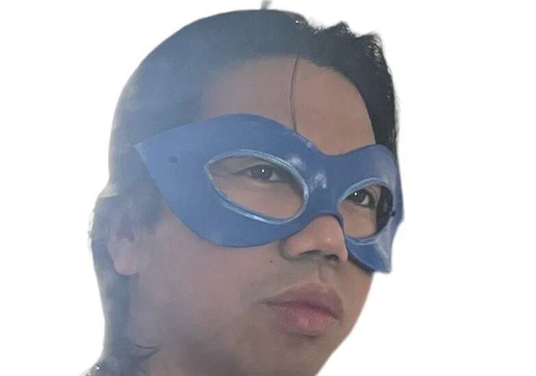 masquerade ball mask Leather Handcrafted - Image 3 of 4