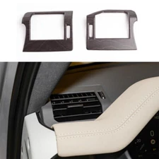 Wood Grain L&R AC Air Outlet Vent Cover Trim For Land Rover Defender 2020-2024