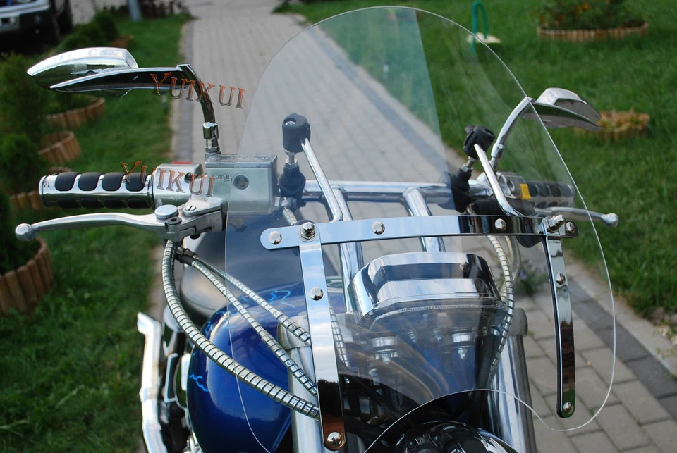 Empuñaduras de manillar de aluminio cromado negro 7/8" 22 mm para HONDA CMX 250 REBEL todo el año Foto 4 de 4