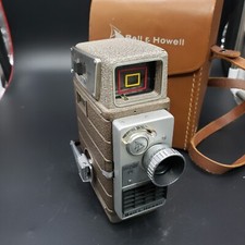 Vintage Bell And Howell 8mm Electric Eye Camera with Cowhide Case