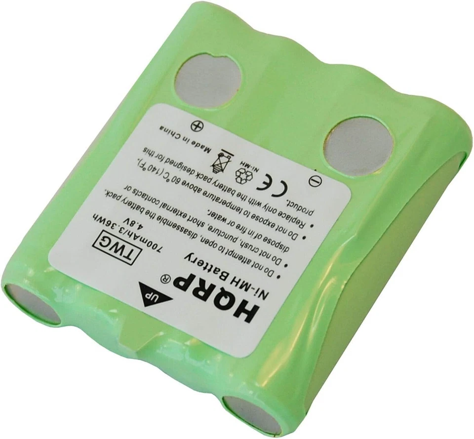 Paquete de baterías de 4,8 V para radio bidireccional Cobra PR560-WX PR590 PR650-WX PR900-DX Foto 4 de 4