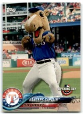 2018 TOPPS OPENING DAY MASCOTS RANGERS CAPTAIN TEXAS RANGERS #M-24