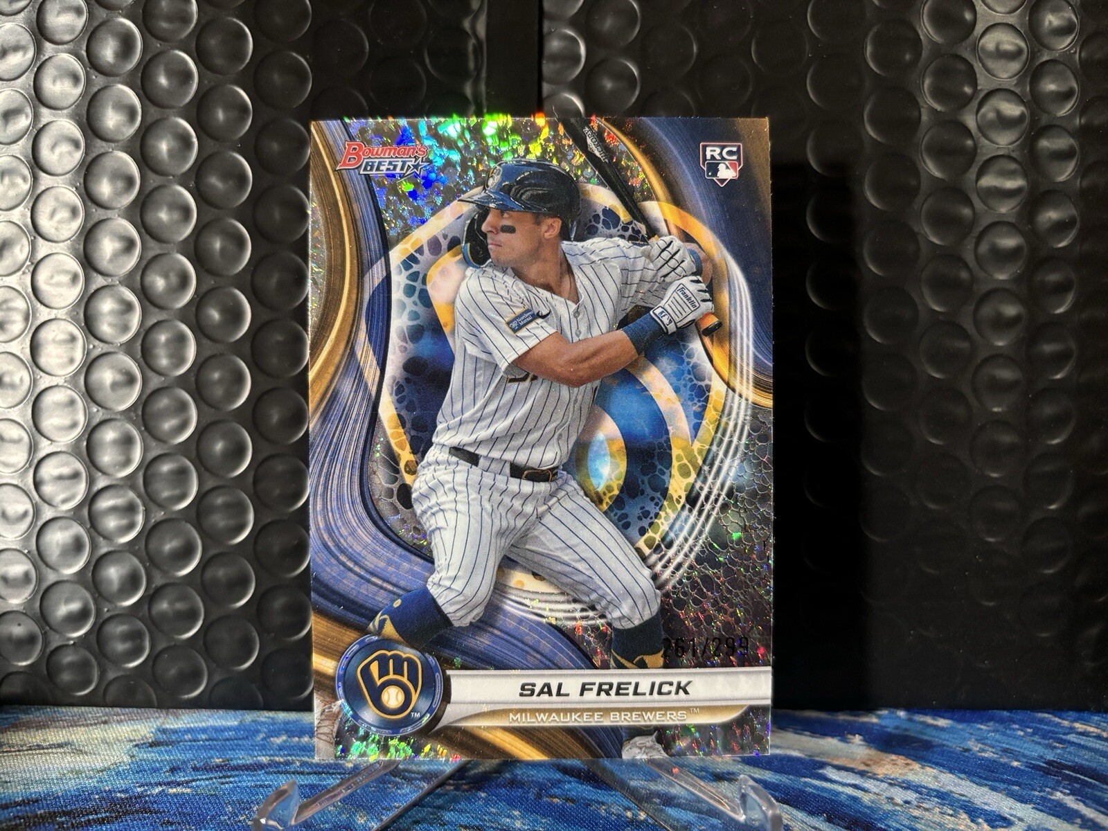 Sal Frelick 2024 Bowman's Best #37 MINI-DIAMOND REFRACTOR /299 - BREWERS RC