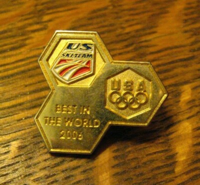 USA Olympic Ski Team Lapel Pin - Vintage 2006 Olympic Games Best In The World 