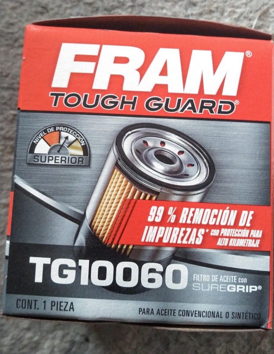 Engine Oil FilterTough Guard Fram TG10060 for sale online eBay