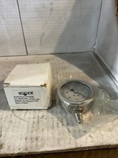 Noshok 25-500-30 Vacuum Gauge 2.5" Stainless Steel -30 to 0, 8972IJHZ (SP96)