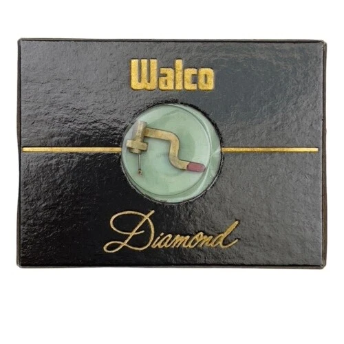 Lápiz fonógrafo de repuesto vintage aguja diamante WALCO W-8DS Foto 2 de 4