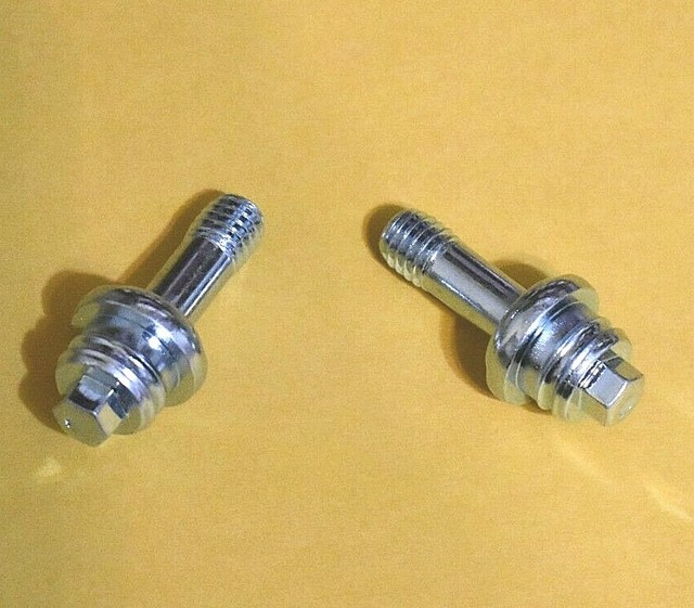 2 New Side Post Battery Terminal Long Bolts 3/8"16 GM Car Truck Dual