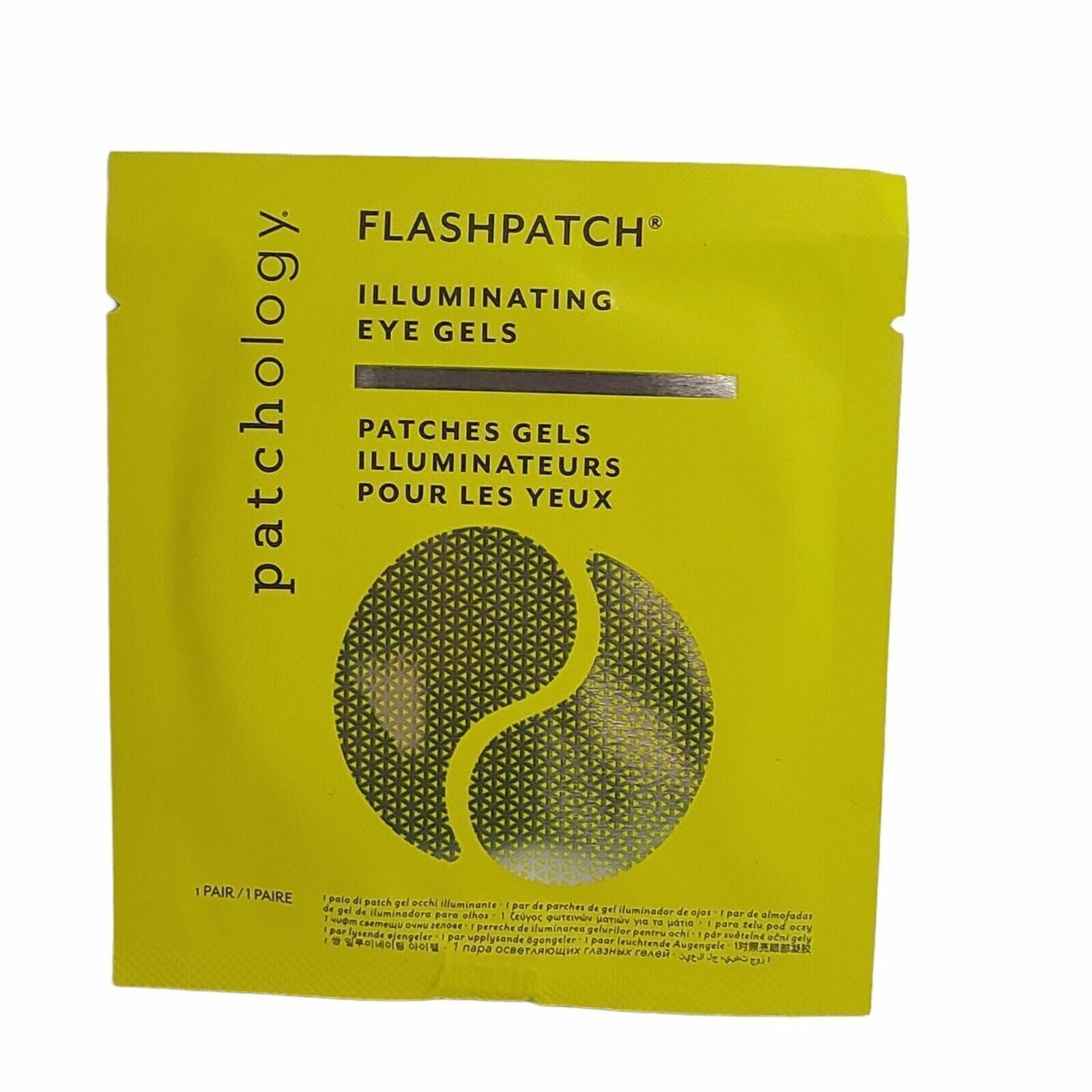 2 х осветляющих геля для век Patchology Flashpatch, 1 Пара новых