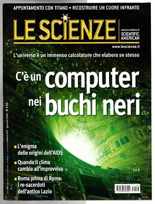 LE SCIENZE - N 437, JANUARY - 2005 - THERE IS A COMPUTER IN THE BLACK HOLES