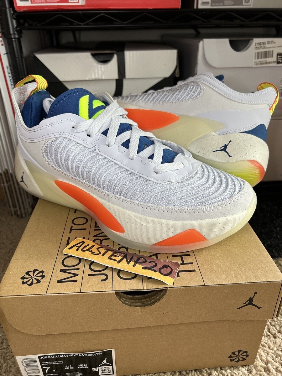 NEW Nike GS Jordan x LUKA 1 NEXT Nature blue orange 7y WOMENS 8.5 