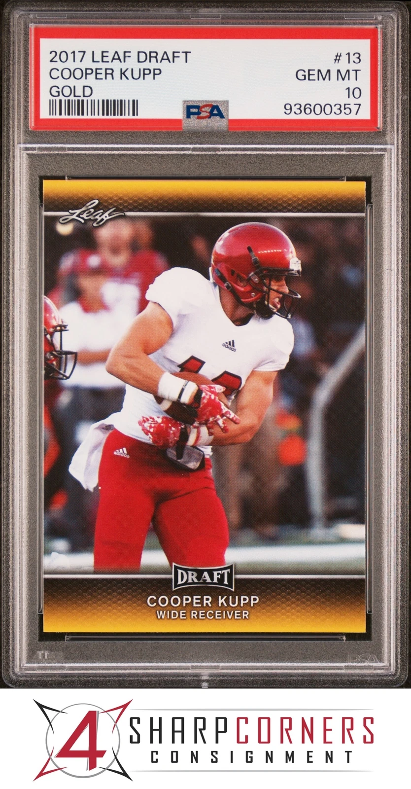 Cooper Kupp Leaf Draft #13 Gold