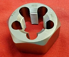 1"-12 NF x 1-13/16" Hex Die Irwin Hanson 7266 CS RH Rethreading