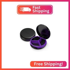 Serfeymi Small Pill Case for Purse, Unique Artistic Patterns Travel Pill Box wit