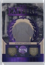 2025 Leaf A Bronx Legacy Purple Spectrum Holofoil 9/9 Joe McCarthy HOF 17uv