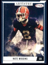 2024 SAGE Artistry Blue #50 Nate Wiggins