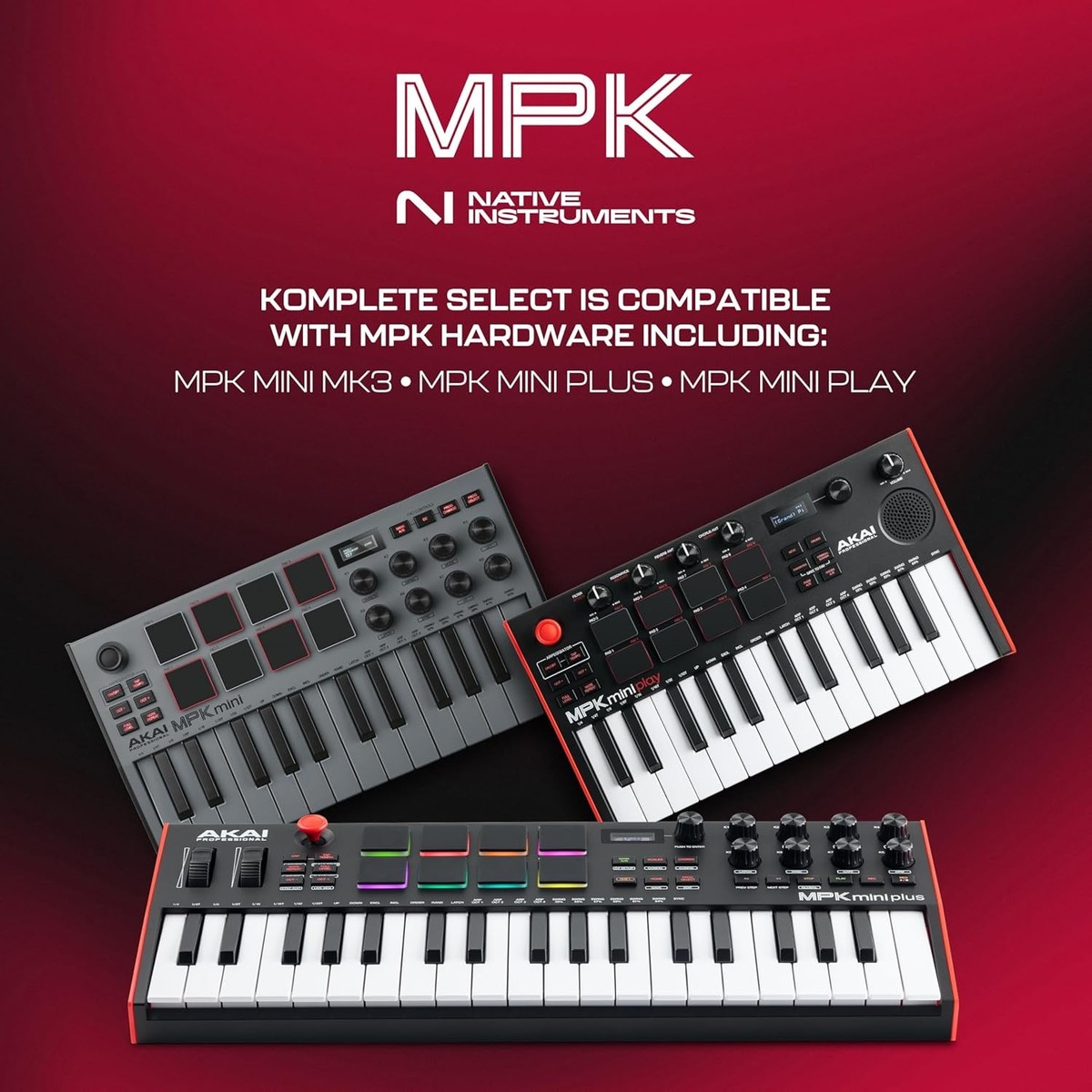 Akai Professional MPK Mini MK3 - 25 Key USB MIDI Keyboard 25