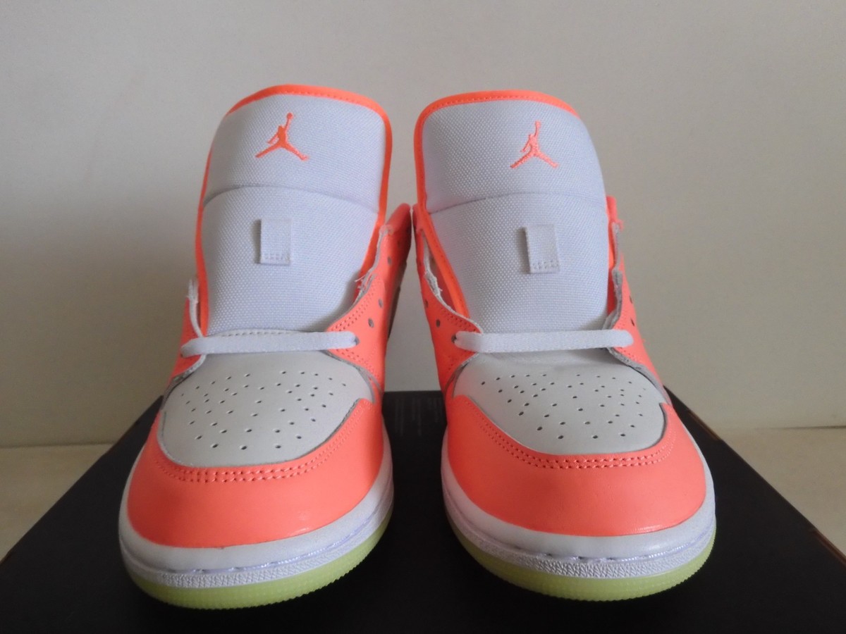 Nike Air Jordan 1 Low Se Lava Glow-Barely Volt-White Mens 