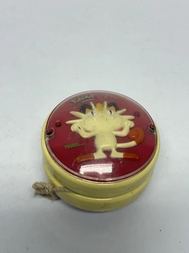 Pokemon Yo-yo Meowth Used See Read 1998 Untested Lights