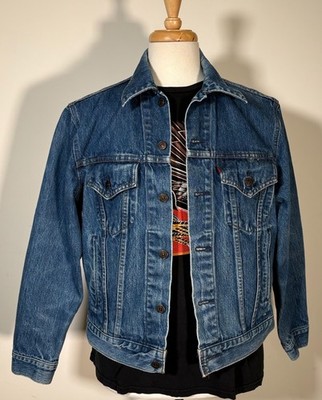 VTG Levis Denim Jacket Mens 44 70506-0215 Dark Wash Trucker Type III 1986 80 s