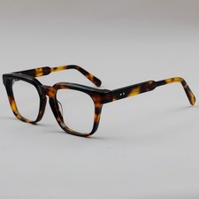 Thick Acetate Square Reading Glasses Men Women Fashion Eyeglasses Frames Retro